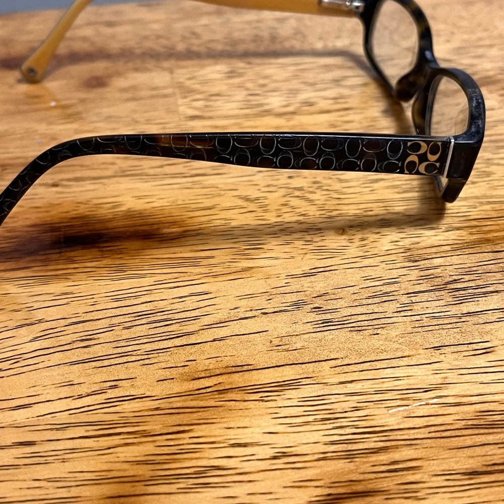 Coach HC6001 Emily 5055 50-15-135 Dark Tortoise Rectangular Frames Only - Picture 2 of 6